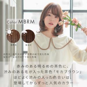 医療用ウィッグ 人毛 mix ミディアム ウィ...の詳細画像5