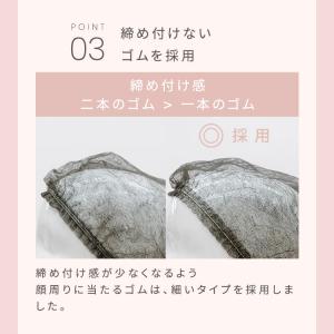 使い捨てキャップ 不織布 黒 15枚 医療用ウ...の詳細画像5