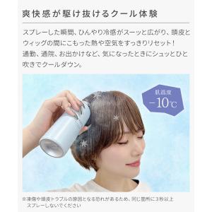 ウィッグ クールスプレー 冷却 冷感 氷感 暑...の詳細画像5