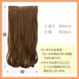 部分ウィッグ エクステ 襟足 ウィッグ ロング...の詳細画像4