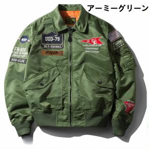 MA-1 メンズ フライトジャケット ミリタリ...の詳細画像2