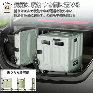 折りたたみ キャリーカート 4輪 8輪 耐荷重...の詳細画像5