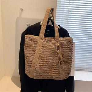 トートバッグ レディース 大きめ 軽量 かごバ...の詳細画像3