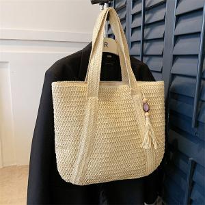 トートバッグ レディース 大きめ 軽量 かごバ...の詳細画像5