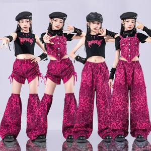 k-pop衣装 女の子 キッズダンス衣装 ヒョ...の詳細画像1
