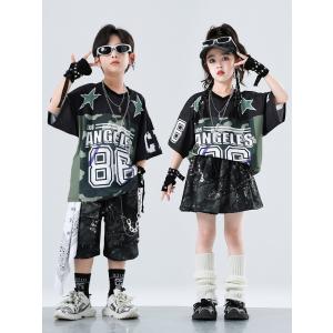 キッズ ダンス衣装 練習着 かっこいい 韓国風...の詳細画像4