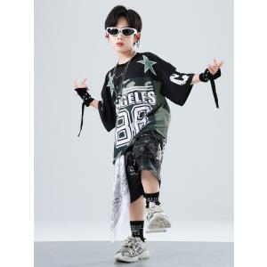 キッズ ダンス衣装 練習着 かっこいい 韓国風...の詳細画像5