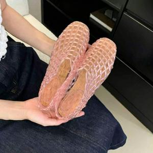 レディース クリアサンダル メッシュ ジェリー...の詳細画像3