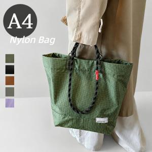 レディース 2way トートバッグ ナイロン 撥水 A4収納 大容量 軽量 ファスナー付き ハンドバッグ サブバッグ 多機能 マザーズバッグ 通勤 通学 シンプル 人気