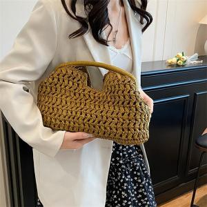 かごバッグ レディース ペーパーバッグ 横型 ...の詳細画像4