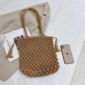 かごバッグ レディース トートバッグ 夏 大容...の詳細画像4