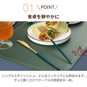 ランチョンマット 3枚セット 撥水加工 防水 ...の詳細画像2