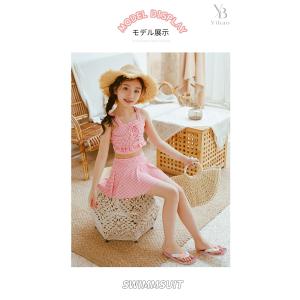 水着 女の子 セパレート 半袖 キッズ 女児 ...の詳細画像2