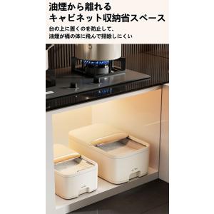 米びつ 10kg 5kg 計量カップ付き 袋ご...の詳細画像5