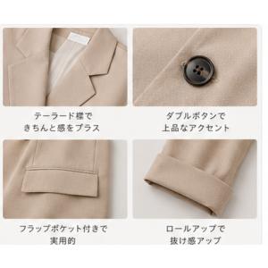テーラードジャケット レディース ジャケット ...の詳細画像4
