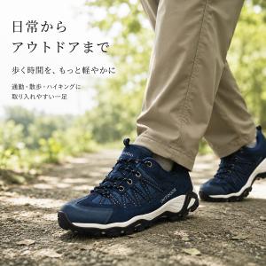 トレッキングシューズ 登山靴 男女兼用 メンズ...の詳細画像1