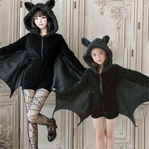 ハロウィン コスプレ コウモリ 衣装 子供 大...の詳細画像1