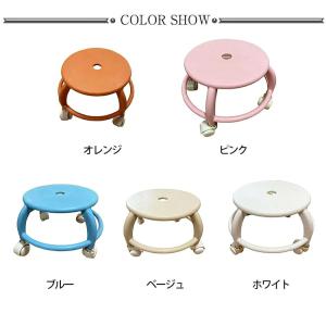 キャスター付き 作業用スツール ロースツール ...の詳細画像1