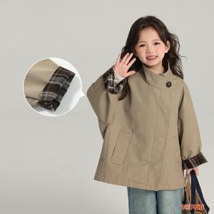 子供用 トレンチコート 女の子 ガールズ アウ...の詳細画像1