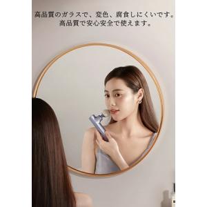 ミラー 鏡 丸い 壁掛けミラー 玄関 アルミフ...の詳細画像2