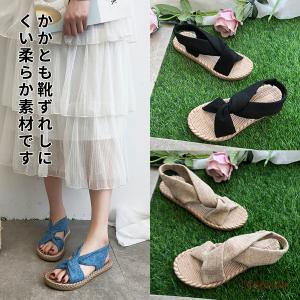 サンダル レディース 厚底 歩きやすい 履き心...の詳細画像3