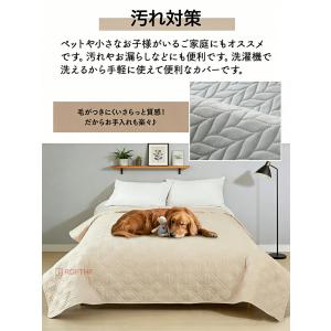 ベッドスプレッド マットレスカバー マルチカバ...の詳細画像3