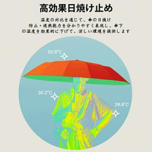 日傘 完全遮光 折りたたみ傘 UV対策 撥水 ...の詳細画像2