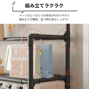 シューズラック オープンラック 大容量 ハンガ...の詳細画像3