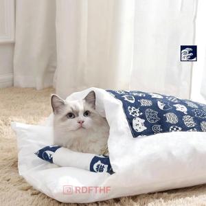 ペット用寝袋 ペット布団 猫 ベッド 犬 ベッ...の詳細画像3