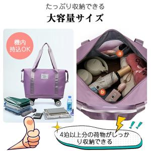 ボストンバッグ 軽量 拡張可 旅行バッグ 3w...の詳細画像3