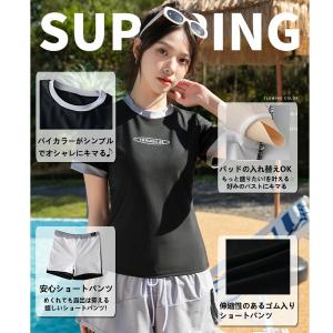 水着 レディース 体型カバー フィットネス水着...の詳細画像1
