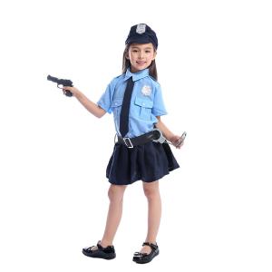 ハロウィン コスプレ衣装 子供 警察 手錠付 ...の詳細画像1