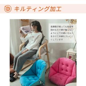 低反発座布団 クッション 椅子クッション ざぶ...の詳細画像1