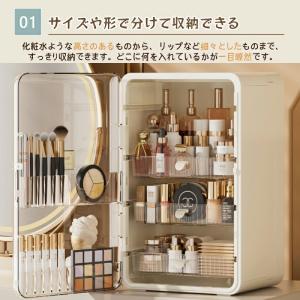 メイクボックス 大容量 コスメ収納 メイク収納...の詳細画像4