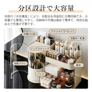 大容量コスメボックス メイクボックス メイク道...の詳細画像2