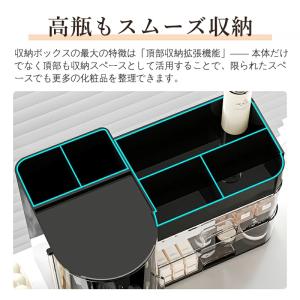 大容量コスメボックス メイクボックス メイク道...の詳細画像3