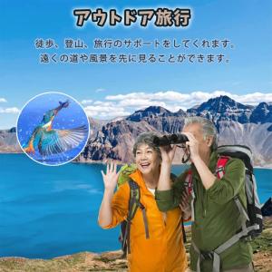 双眼鏡 望遠鏡 80×80高倍率双眼鏡 コンパ...の詳細画像2