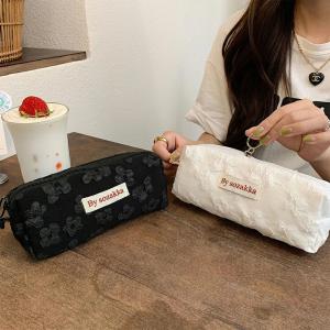 ふわふわ小花柄 韓国 ペンケース 筆箱 ペンポ...の詳細画像1