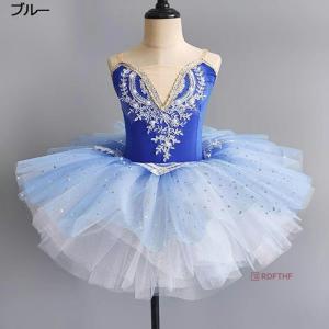 子供 バレエ ダンス衣装 ワンピース 7色 花...の詳細画像5