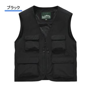 ベスト メンズ メッシュ ゴルフベスト お釣り...の詳細画像2