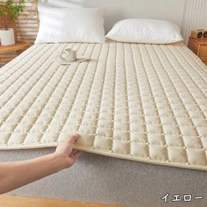 敷きパッド 厚手 一体型 ボックスシーツ シン...の詳細画像2