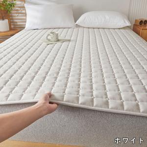 敷きパッド 厚手 一体型 ボックスシーツ シン...の詳細画像4