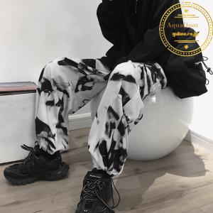 カーゴパンツ HIPHOP タイダイ柄 レディース 原宿風