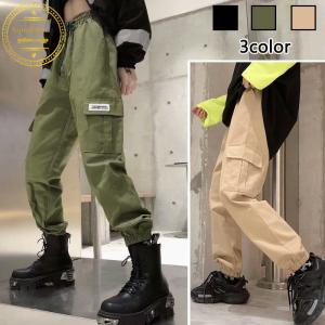 カーゴパンツ レディース ワイドパンツ ミリタリーパンツ