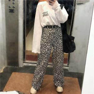 ボトムス カーゴパンツ ヒョウ柄 スポーティ ヒップホップ