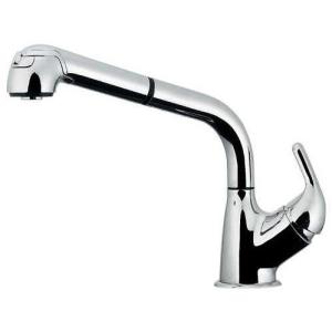 KVK KVK KM5021TEC 流し台用シングルレバー式シャワー付混合栓（e