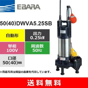 50(40)DWVA5.25SB エバラ/荏原 樹脂製汚水・汚物用水中ポンプ 自動形