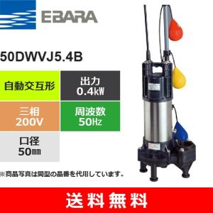 荏原製作所（EBARA） 50DWVJ5.4SB (自動交互形 50Hz 単相・100V) 樹脂