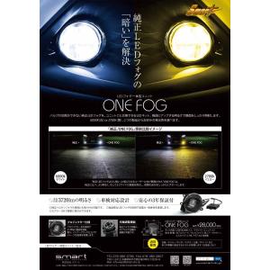 LEDFOG一体型ユニット　ONEFOG　6000ｋホワイト　2700kイエロー（トヨタ汎用）