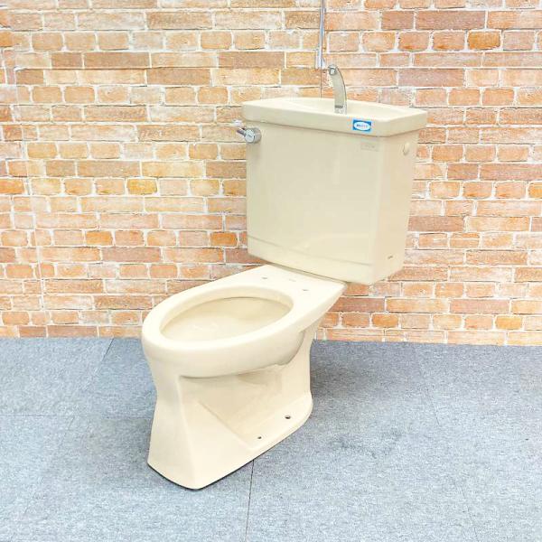 【中古品】【美品】 TOTO トイレ 洋式便器 (床下排水) 「C720R」 排水芯380mm とタ...